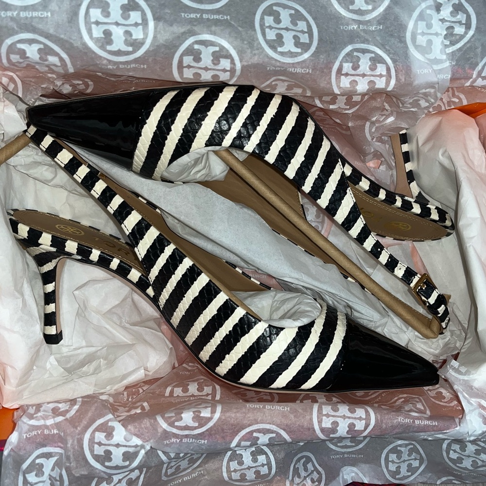 Tory Burch | Penelope Slingback Pump - Picture 3 of 12